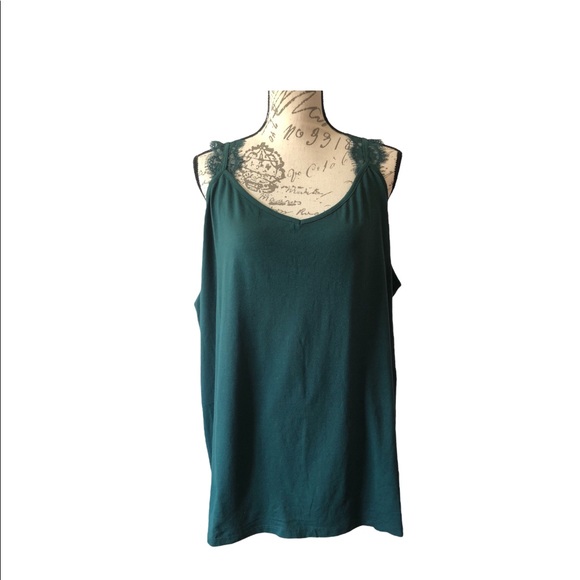 Tops - Women’s Tank Top 3X Green